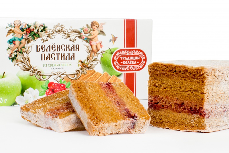 Пастила Белевская «С клюквой» без сахара